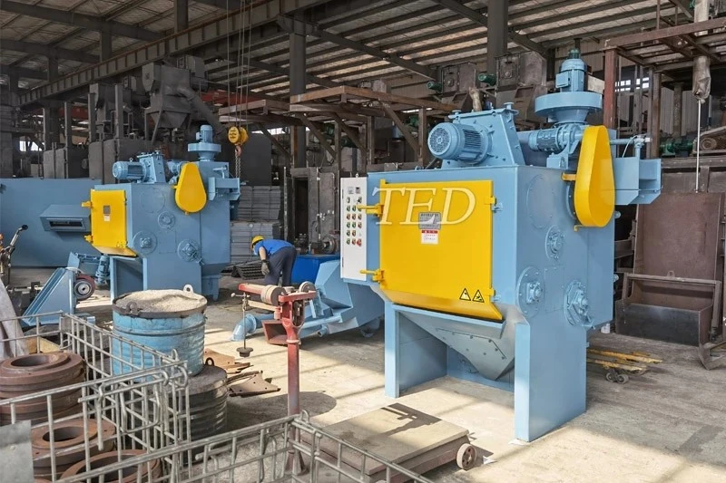 Rubber Track Shot Blasting Machine